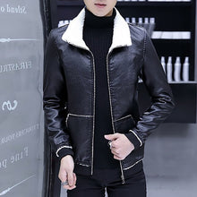 Load image into Gallery viewer, Genuine Jacket Men Long Winter Leather Windbreaker Veste En Jean Homme Bomber Jackets Male Tactical Casaco Corta Vento 70B0998
