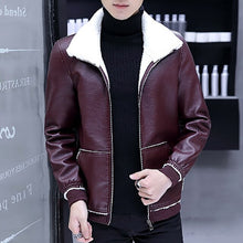 Load image into Gallery viewer, Genuine Jacket Men Long Winter Leather Windbreaker Veste En Jean Homme Bomber Jackets Male Tactical Casaco Corta Vento 70B0998