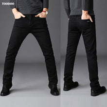 Load image into Gallery viewer, Black Casual Winter Men Jeans Strong Denim Strech Fabric Slim Cut Light Washed Man Pants Low Price Hot Sale Male Fashion Jeans