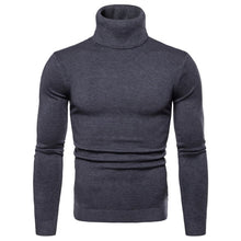 Load image into Gallery viewer, FAVOCENT Winter Warm Turtleneck Sweater Men Fashion Solid Knitted Mens Sweaters 2018 Casual Male Double Collar Slim Fit Pullover