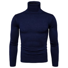 Load image into Gallery viewer, FAVOCENT Winter Warm Turtleneck Sweater Men Fashion Solid Knitted Mens Sweaters 2018 Casual Male Double Collar Slim Fit Pullover